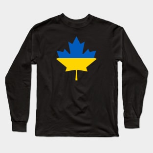 Canada Supports Ukraine Long Sleeve T-Shirt